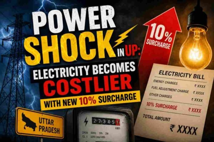Uttar Pradesh electricity rates, UP electricity bill hike, UPPCL fuel surcharge, 10% fuel surcharge, electricity price increase Uttar Pradesh, power tariff hike UP, Uttar Pradesh Power Corporation Limited, electricity consumers UP, fuel surcharge June 2026, electricity bill increase, UP power consumers, State Electricity Consumer Council, electricity regulatory commission, power purchase cost, UPPCL news, Uttar Pradesh electricity news, fuel adjustment charge, electricity tariff controversy, energy sector news India, consumer council objection, electricity surcharge recovery, UP electricity charges, power bill burden, Uttar Pradesh latest news, electricity cost rise, UPPCL tariff update, fuel cost adjustment, power distribution companies, electricity sector updates, consumer rights electricity bills.